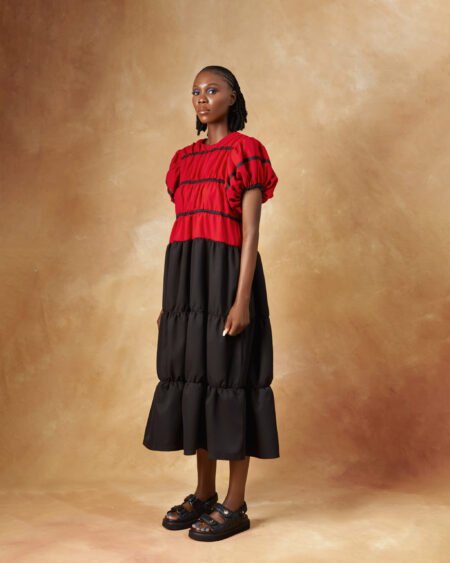 Smocked Tiered Dress